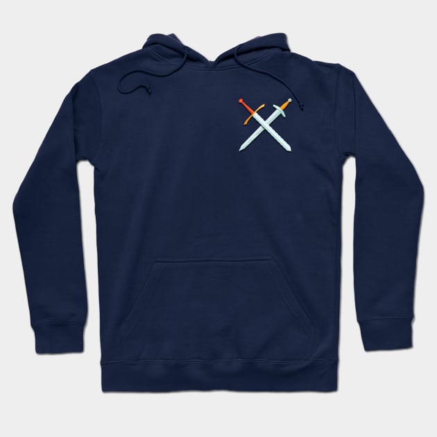 2 medieval swords Hoodie by sleepypanda